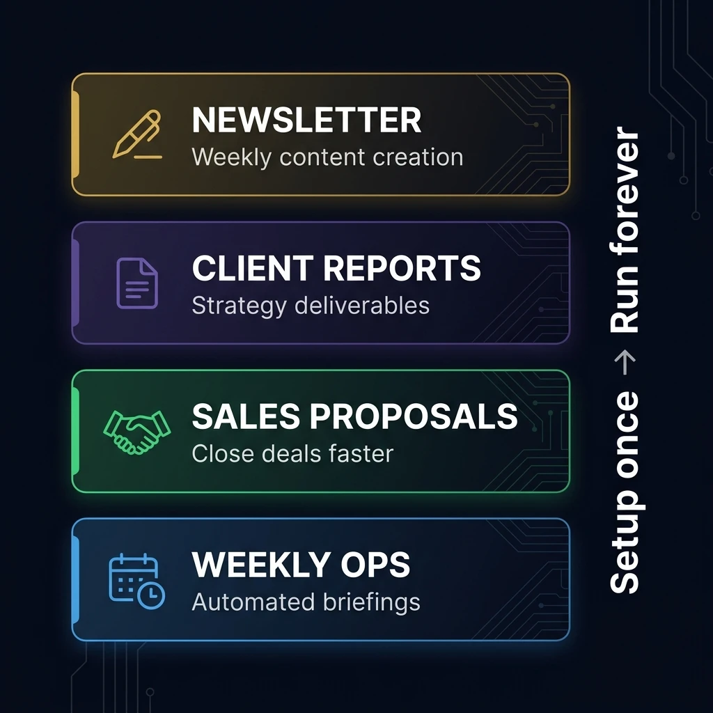 4 workflow Cowork Projects