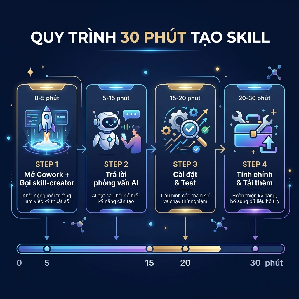Quy trình 30 phút tạo Skill